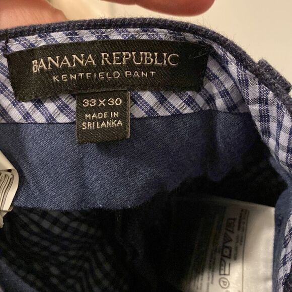 Banana Republic Kentfield Pant, 33x30, Navy - Picture 5 of 7